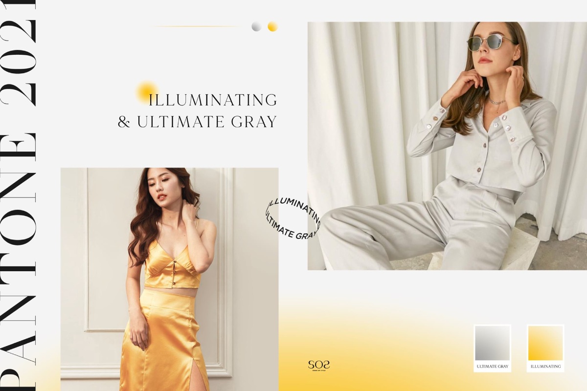 Pantone 2021 ‘Illuminating & Ultimate Gray’