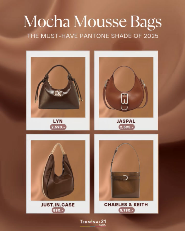 Mocha Mousse Bags