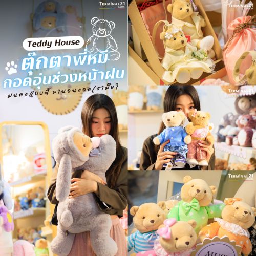 Teddy House ตุ๊กตาพี่หมีกอดอุ่นช่วงหน้าฝน