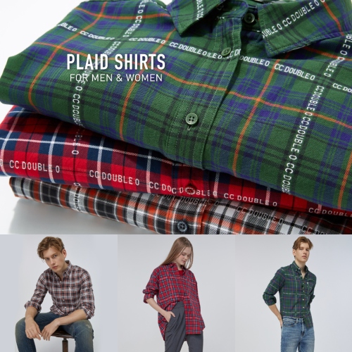 วันหยุดนี้พลาดไม่ได้กับเสื้อ Plaid Shirt 